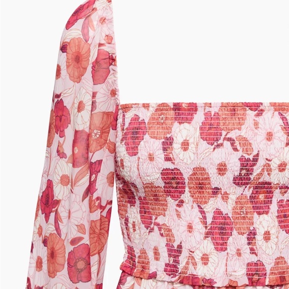 Aritzia Wilfred Floral Tempest Mini Dress - Picture 6 of 9